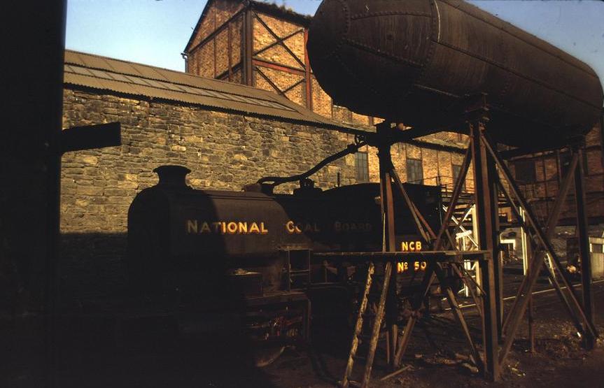 Netherton Colliery Railway Engine 1970.