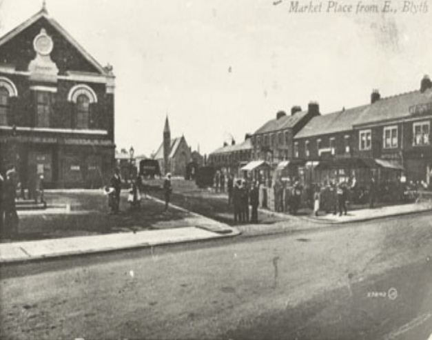 Market Place Blyth 1920