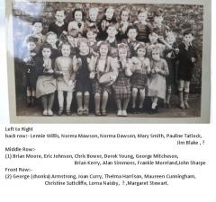 Netherton Colliery Infant School c1952 with names.jpg