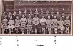 1950 - Mrs Moye's class