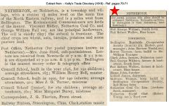 Kellys Directory 1910 - Netherton = Nedderton