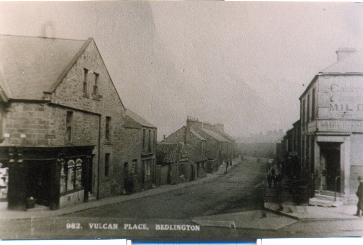 Vulcan Place - Foggon's chemist on left, Northumberland Arms on right.jpg